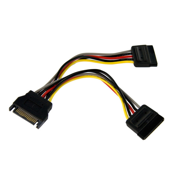 StarTech 6in SATA Power Y Splitter Cable Adapter Main Product Image