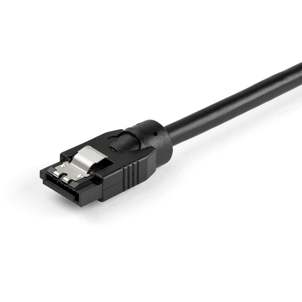 StarTech 0.3 m Round SATA Cable - Latching Connectors - 6Gbs Product Image 2