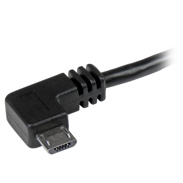 StarTech Micro-USB Cable with Right-Angled Connectors - M/M - 1m 3ft Product Image 2