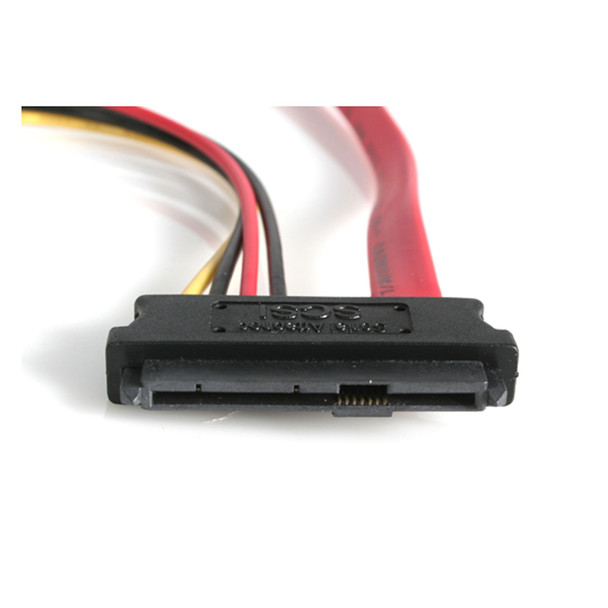 StarTech 18in SAS 29 Pin to SATA Cable with LP4 Power Product Image 3