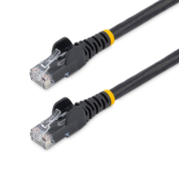 StarTech 0.5m Black Snagless Cat6 UTP Patch Cable - ETL Verified Main Product Image