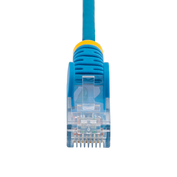 StarTech 2m CAT6 Cable - Blue - Slim CAT6 Patch Cable - Snagless Product Image 4