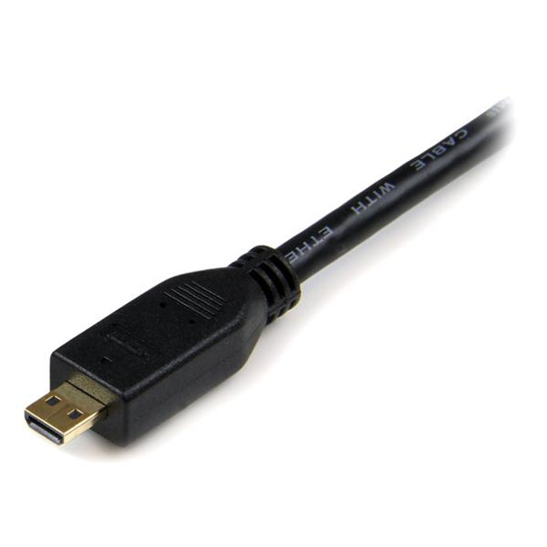 StarTech 1 m High Speed HDMI Cable with Ethernet HDMI to HDMI Micro Product Image 4