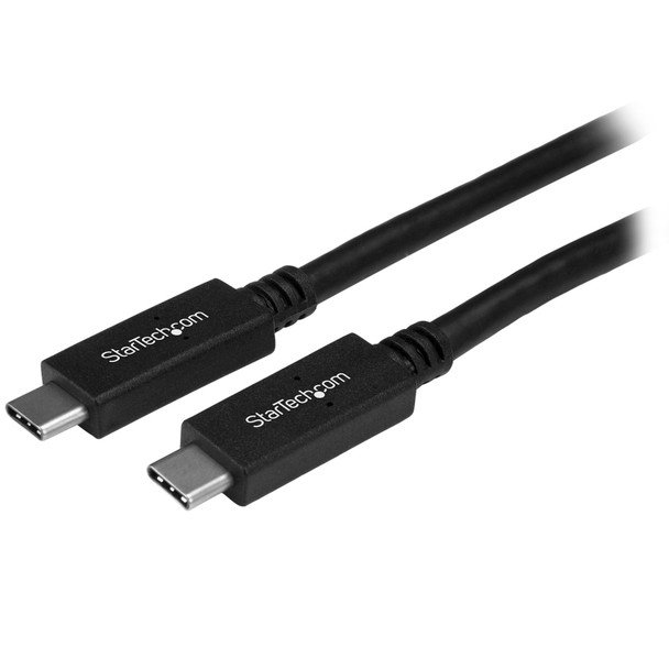 StarTech 1m (3 ft) USB C Cable - M/M - USB 3.1 (10Gbps) - Certified Main Product Image