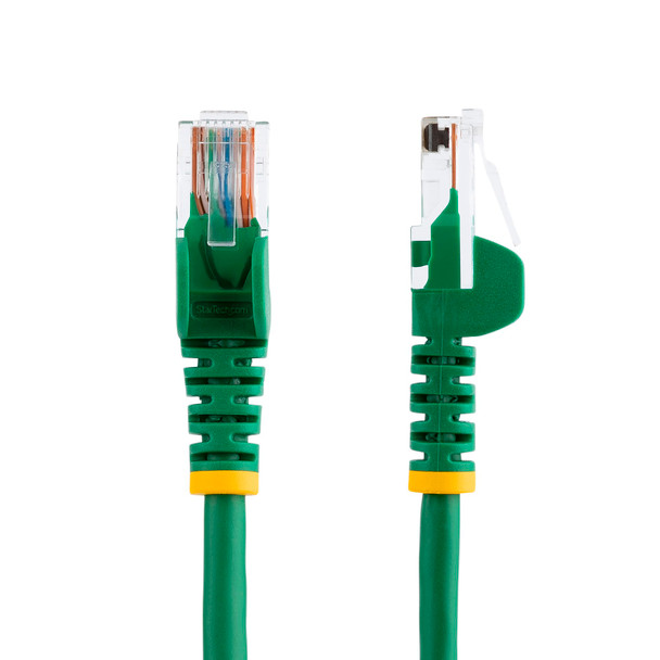 StarTech 1m Cat 5e Green Snagless Ethernet Patch Cable Product Image 2