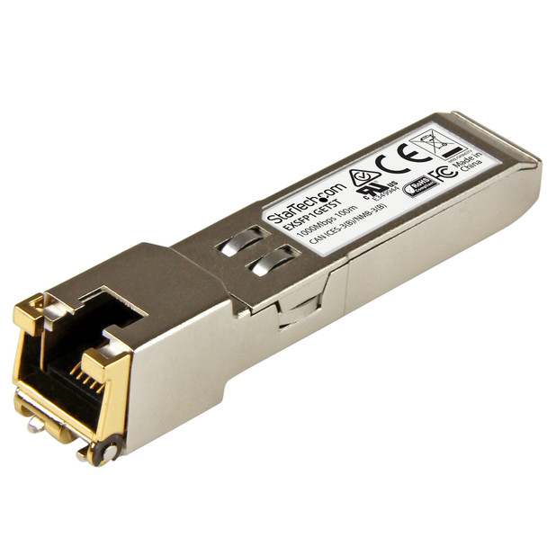 StarTech Gb RJ45 Copper SFP Module - Juniper EX-SFP-1GE-T Compatible Main Product Image