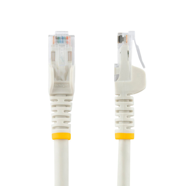 StarTech 1m Cat6 White Snagless Gigabit Ethernet RJ45 Cable Product Image 2