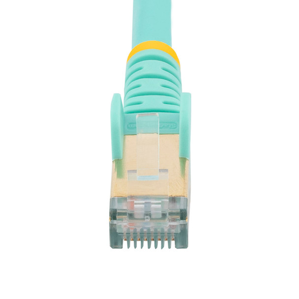 StarTech 1m Aqua Cat6a Ethernet Cable - Shielded (STP) Product Image 4