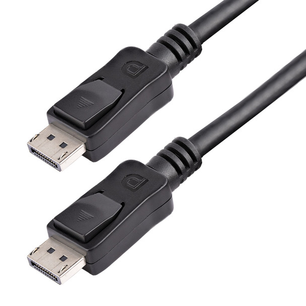 StarTech 0.5m DisplayPort 1.2 Cable w/ Latches - DP Cable - 4k x 2k Main Product Image