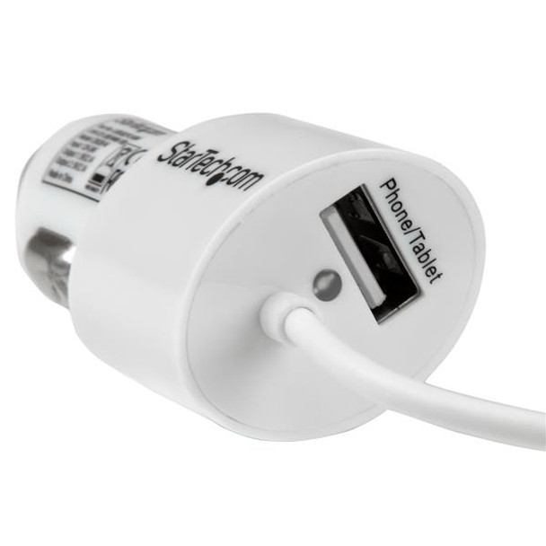 StarTech Dual Tablet Car Charger - 2 port Micro USB & USB 21W / 4.2A Product Image 4