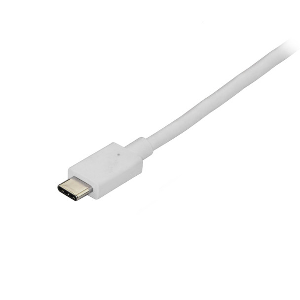 StarTech 6ft USB-C to DisplayPort Cable - USB C to DP Adapter - White Product Image 3