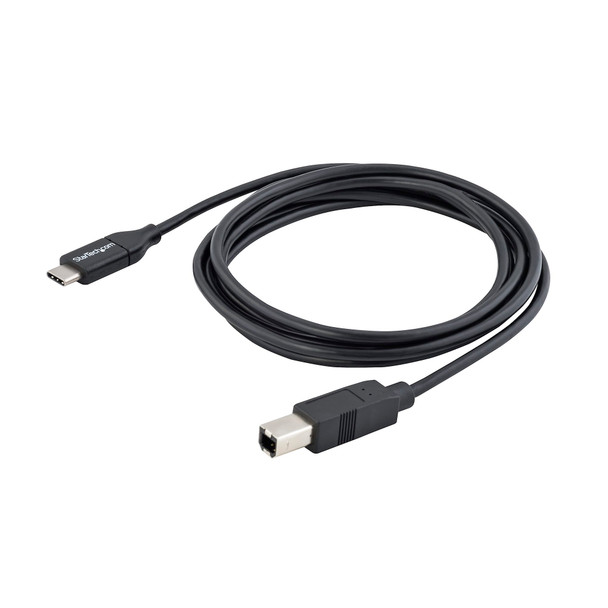 StarTech 2m (6ft) USB C to USB B Cable - M/M - USB 2.0 Product Image 2
