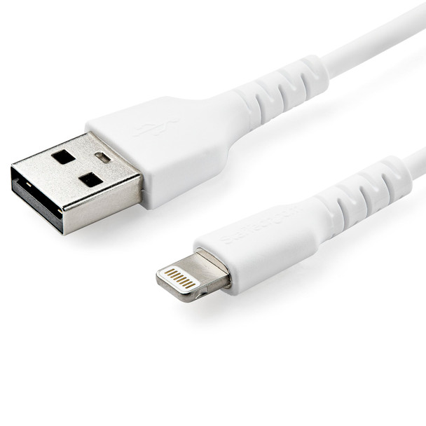 StarTech 6.6 ft USB to Lightning Cable - Apple MFi Certified - White Main Product Image