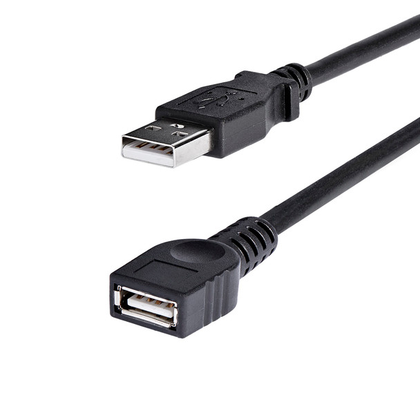 StarTech 6 ft Black USB 2.0 Extension Cable A to A - M/F Main Product Image