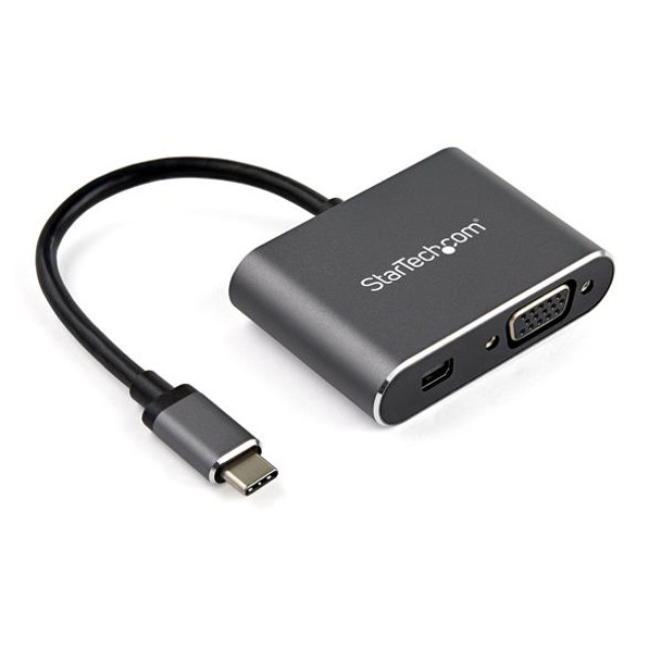 Image for StarTech USB C Multiport Video Adapter - Mini DisplayPort or VGA HDR AusPCMarket