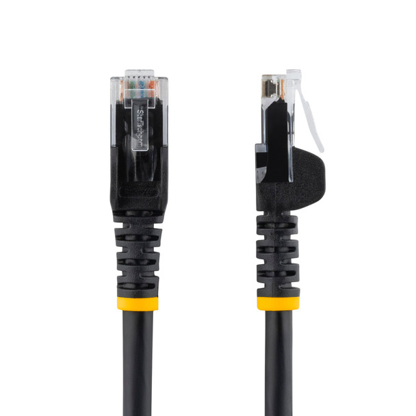 StarTech 1.5 m CAT6 Cable - Patch Cord - Black - Snagless Product Image 2