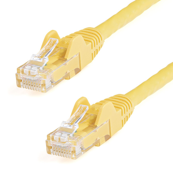 StarTech 1.5 m CAT6 Cable - Patch Cord - Yellow - Snagless Main Product Image
