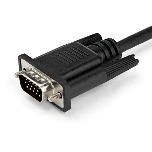 StarTech 3.3 ft. / 1 m USB-C to VGA Cable - 1920 x 1200 - Black Product Image 3