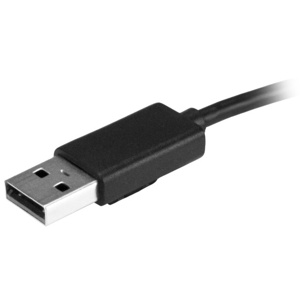 StarTech 4Port USB 2.0 Hub - Portable - 4 Port USB Hub - Mini USB Hub Product Image 4
