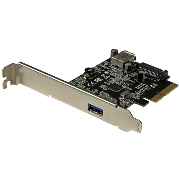 StarTech 2Port PCI Express USB 3.1 Gen 2 Card -Ext & Int Ports 10Gbps Main Product Image