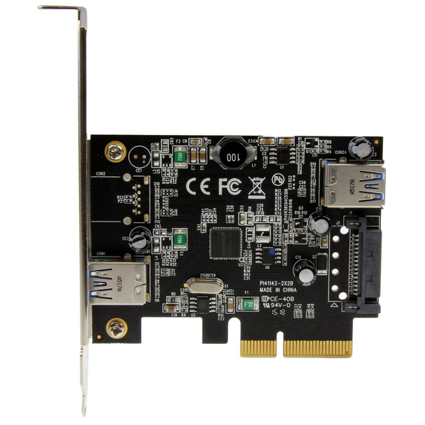 StarTech 2Port PCI Express USB 3.1 Gen 2 Card -Ext & Int Ports 10Gbps Product Image 3