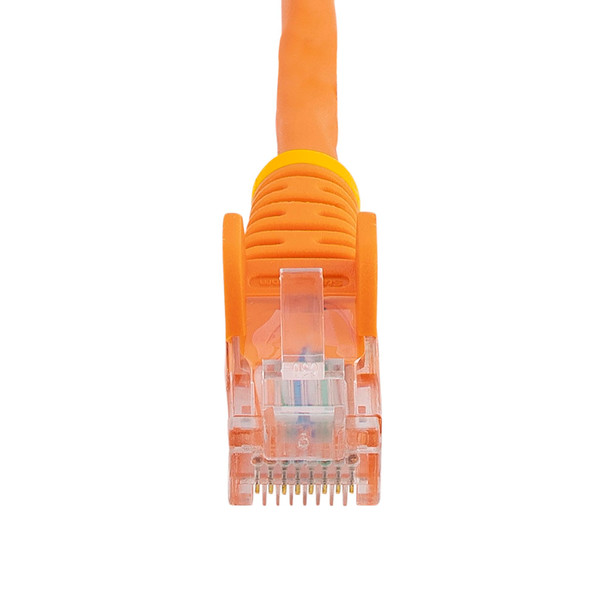 StarTech 2m Cat 5e Orange Snagless Ethernet Patch Cable Product Image 4