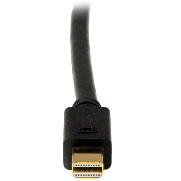 StarTech 6ft Mini DisplayPort to DVI Adapter - Mini DP to DVI - Black Product Image 5