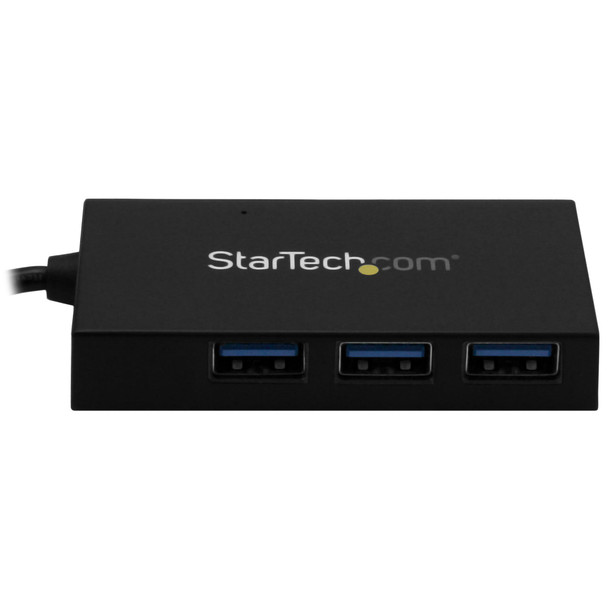 StarTech 4 Port USB Hub - USB 3.0 - USB A to 3x USB A and 1x USB C Product Image 4