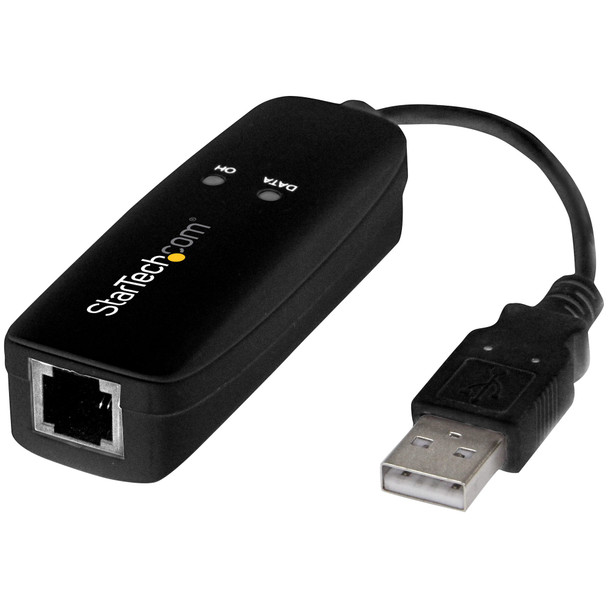 StarTech Hardware-based USB Dial-up and Fax Modem - V.92 - External Main Product Image