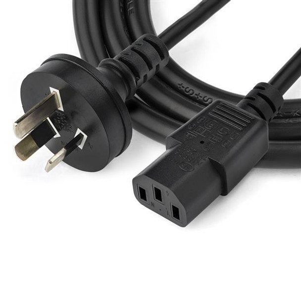 StarTech 1m 3 ft Power Supply Cord - AS/NZS 3112 to C13 Product Image 4