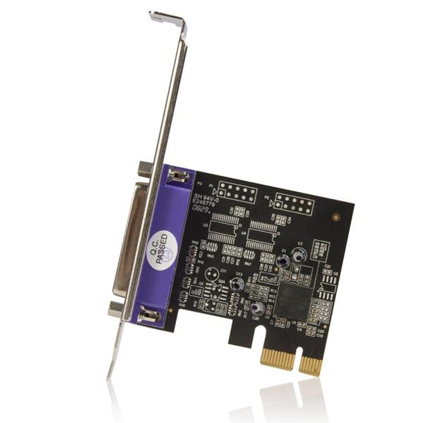 StarTech 1 Port PCI Express Dual Profile Parallel Adapter Card Product Image 2