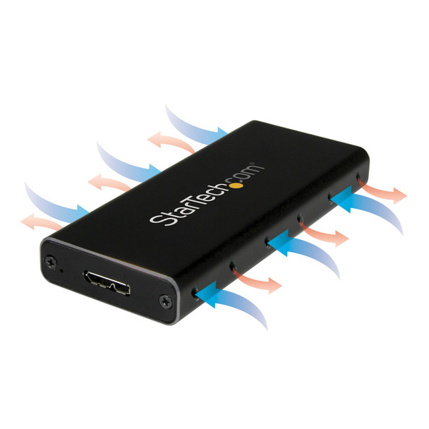 StarTech Portable USB 3.1 M.2 SSD enclosure for USB C enabled host Product Image 4