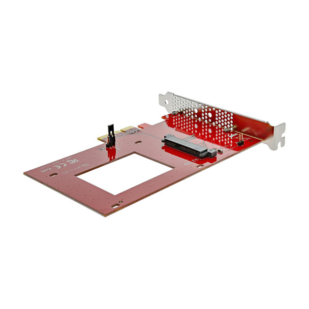 StarTech U.2 to PCIe Adapter - 2.5in U.2 NVMe SSD - SFF-8639 - x4 PCIe Product Image 2