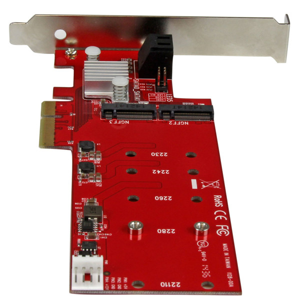 StarTech 2Slot PCI Express M.2 RAID Card with 2x SATA3 Ports - PCIe Product Image 4