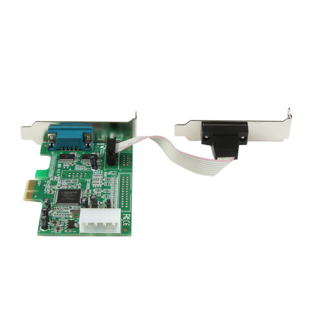 StarTech 2 Port Low Profile PCI Express Serial Card w/ 16550 UART Product Image 3