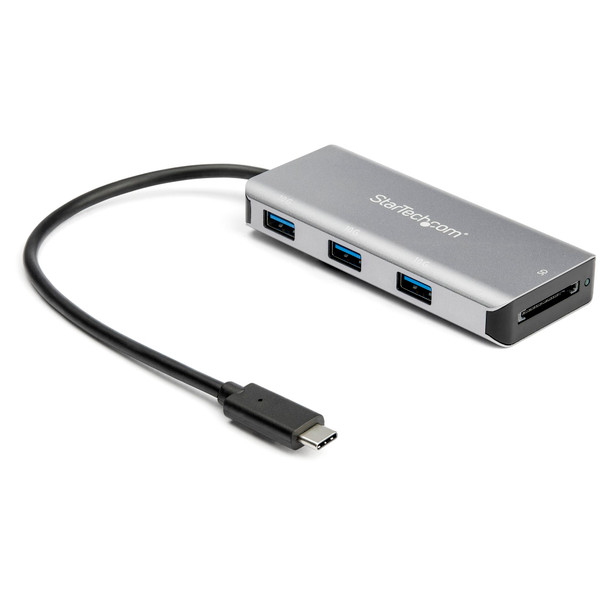 StarTech 3-Port USB-C Hub with SD Card Reader - 10Gbps - 3x USB-A Main Product Image