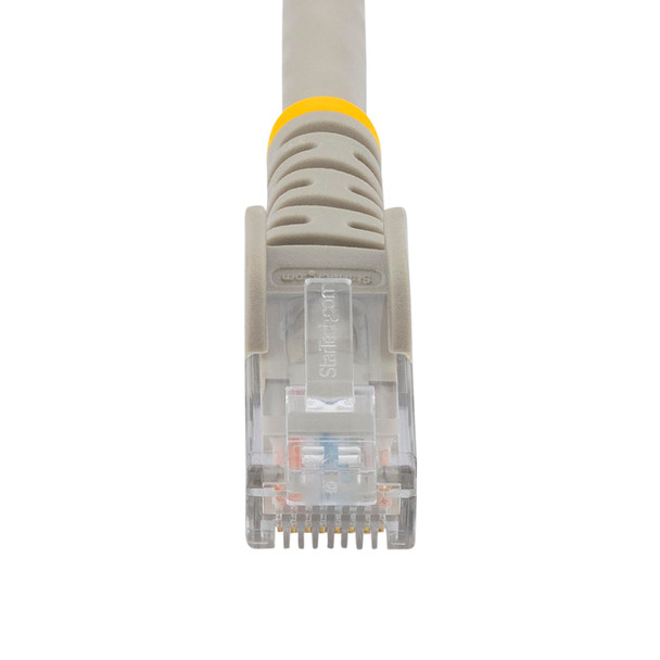 StarTech 5m Cat6 Gray Snagless Gigabit Ethernet RJ45 Cable Product Image 4