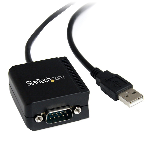 StarTech 1 Port FTDI USB to Serial RS232 Adapter Cable with Isolation Main Product Image