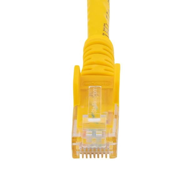 StarTech 5m Yellow Cat6 Ethernet Patch Cable - Snagless Product Image 4