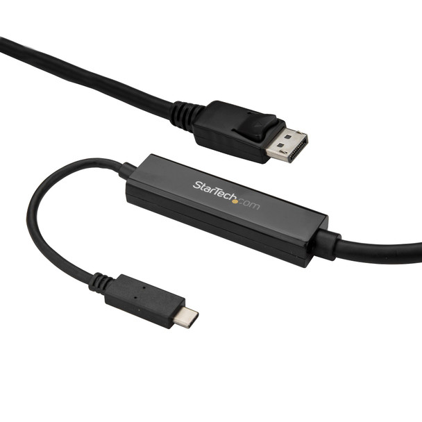 StarTech 3m / 10ft USB C to DisplayPort Cable - 4K 60Hz - Black Main Product Image