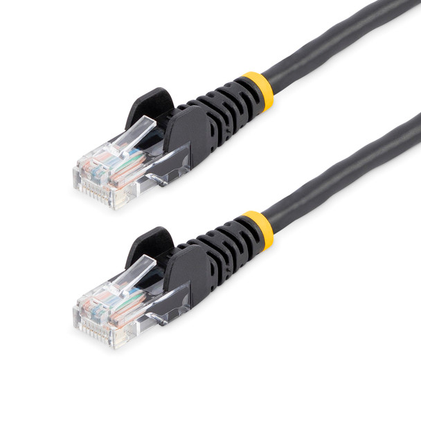 StarTech 7m Black Cat5e Ethernet Patch Cable - Snagless Main Product Image