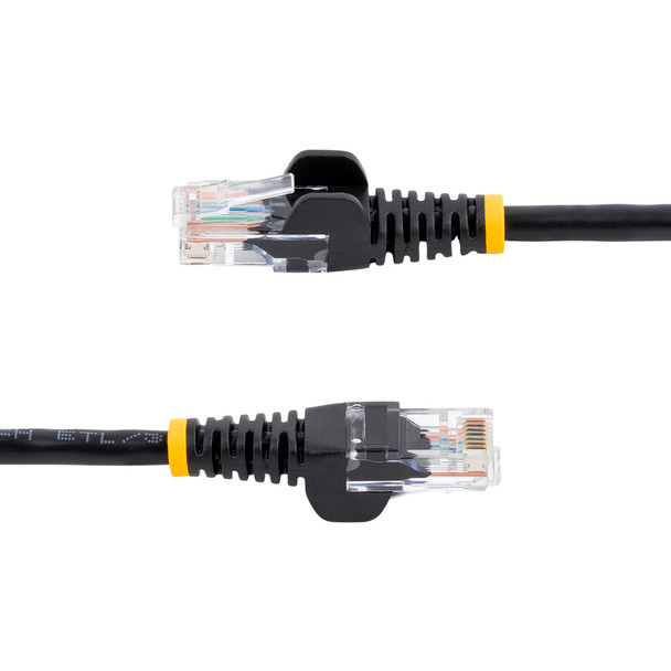 StarTech 7m Black Cat5e Ethernet Patch Cable - Snagless Product Image 3