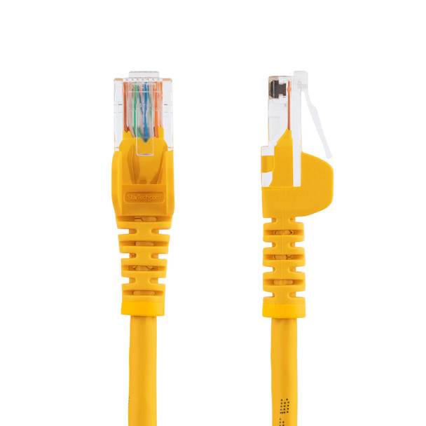 StarTech 7m Yellow Cat5e Ethernet Patch Cable - Snagless Product Image 2
