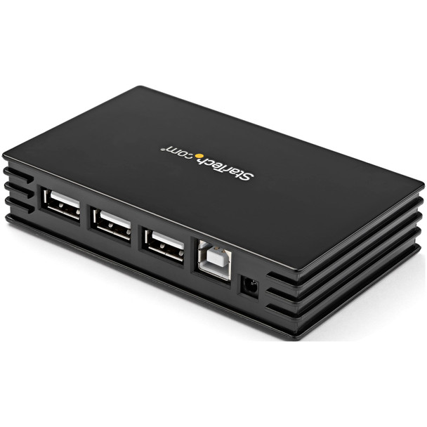 StarTech 7 Port Compact Black USB 2.0 Hub Product Image 2