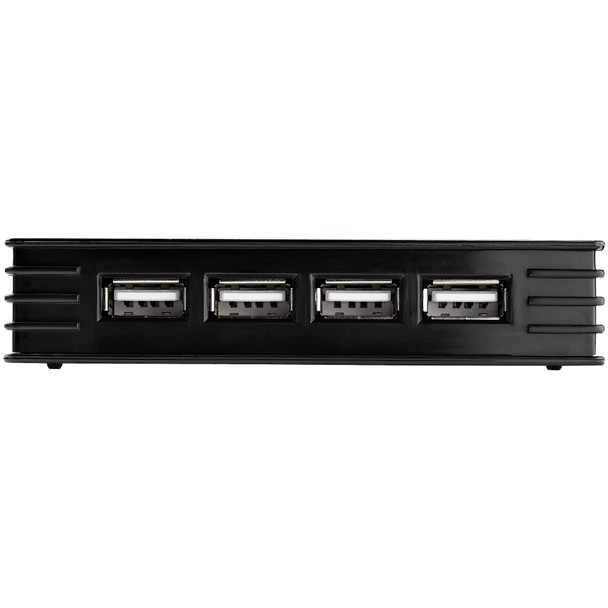 StarTech 7 Port Compact Black USB 2.0 Hub Product Image 3