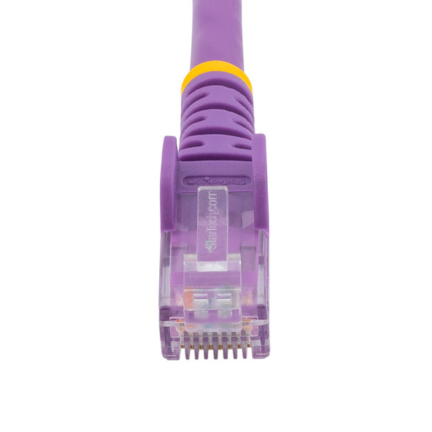 StarTech 10m Purple Cat6 Ethernet Patch Cable - Snagless Product Image 4