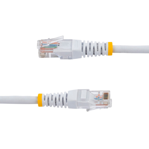 StarTech 15m Cat5e White Molded RJ45 UTP Cat 5e Patch Cable Cord 15 m Product Image 3