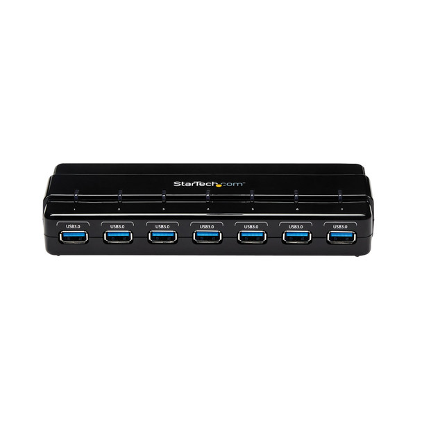 StarTech Seven Port USB 3 Hub w/ Power Adapter and Cable Product Image 2
