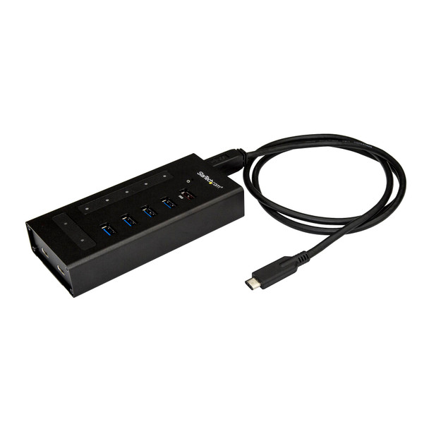 StarTech 7 Port USB-C Hub - Metal - USB-C to 5x A and 2x C - USB 3.0 Main Product Image