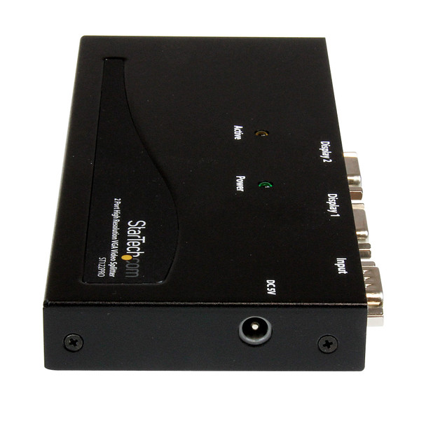 StarTech 2 Port High Resolution VGA Video Splitter - 350 MHz Product Image 2